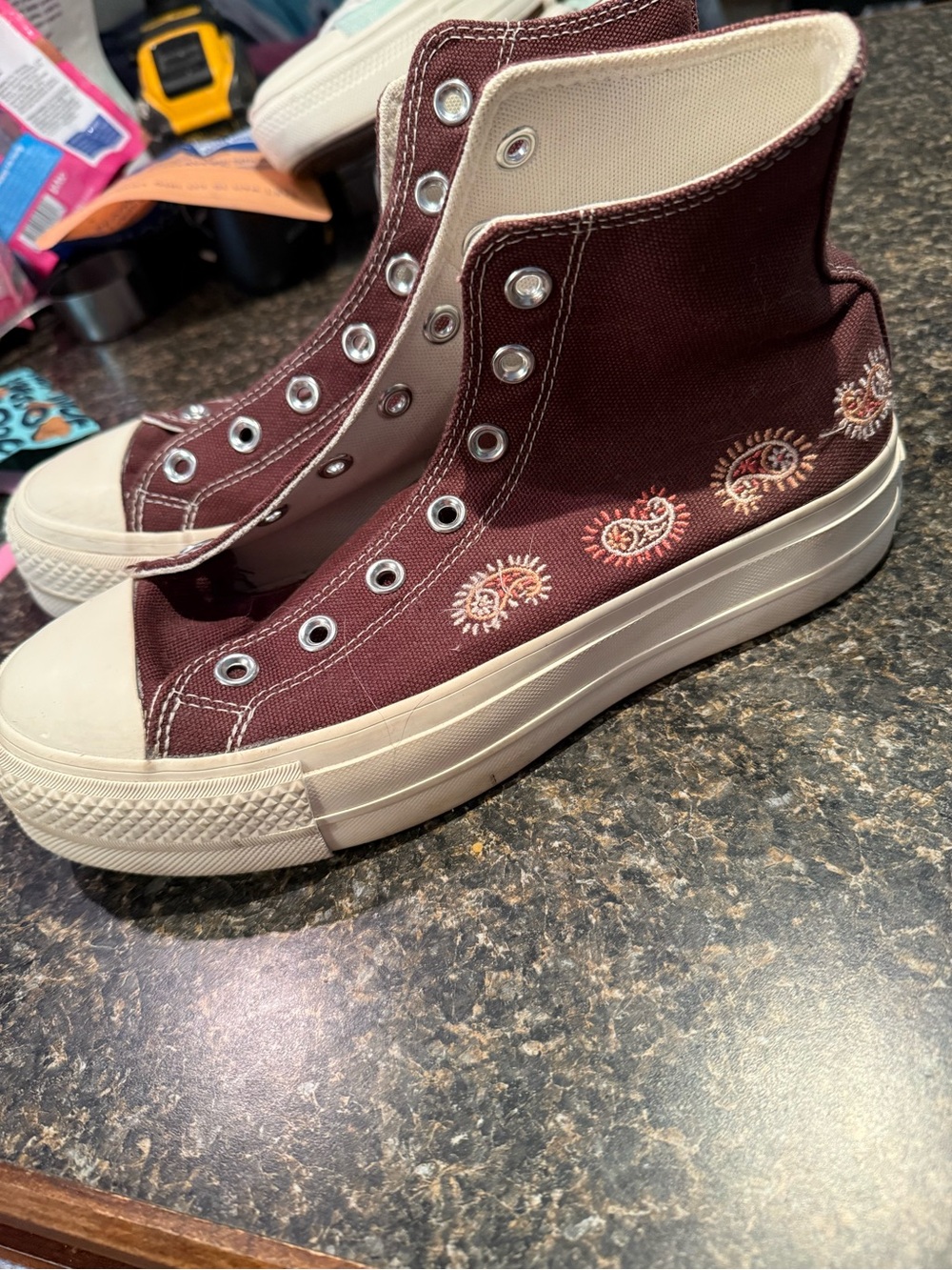 Custom Converse With Custom Laces View 2